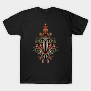 sword and rose T-Shirt